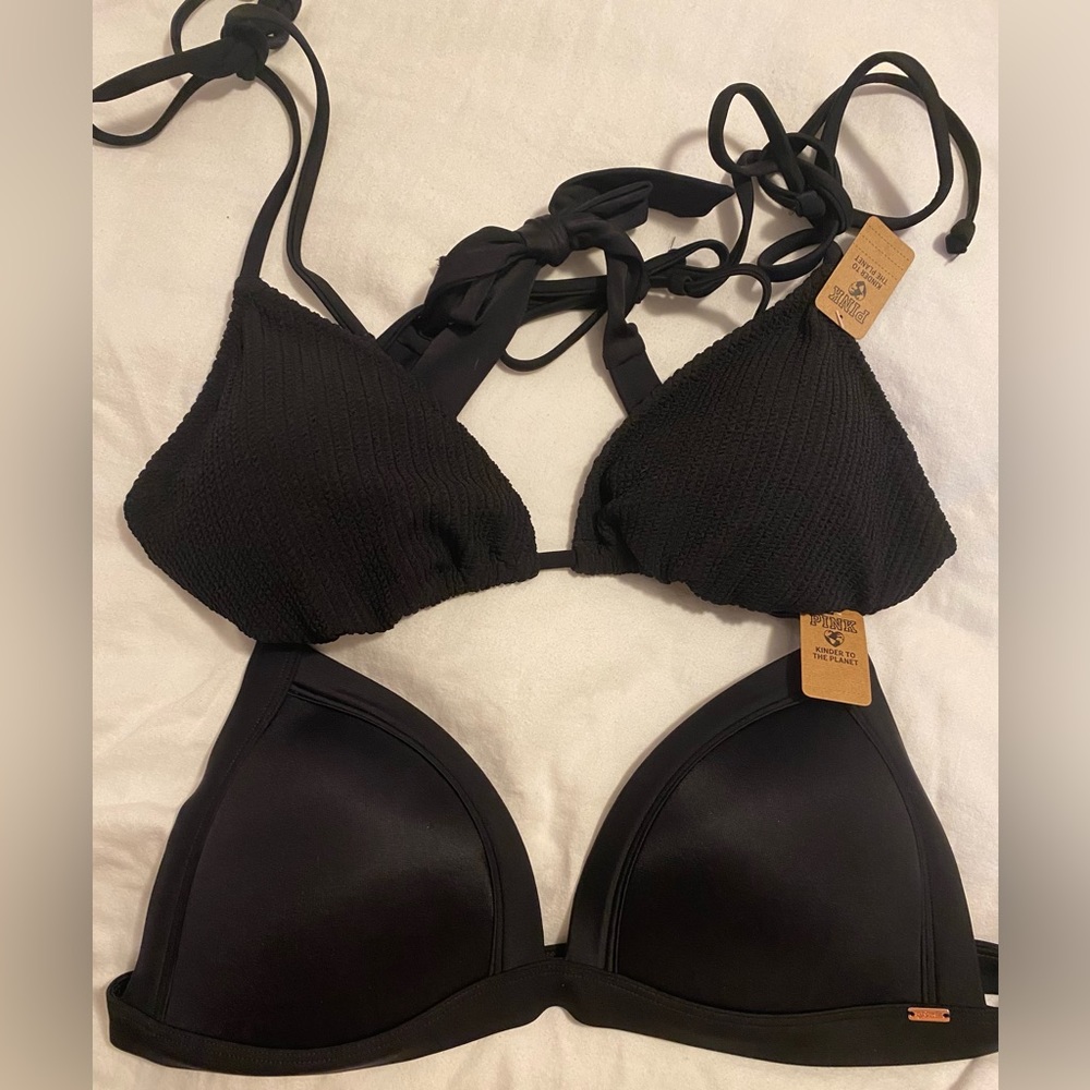 NEW Set of VS PINK bikini tops